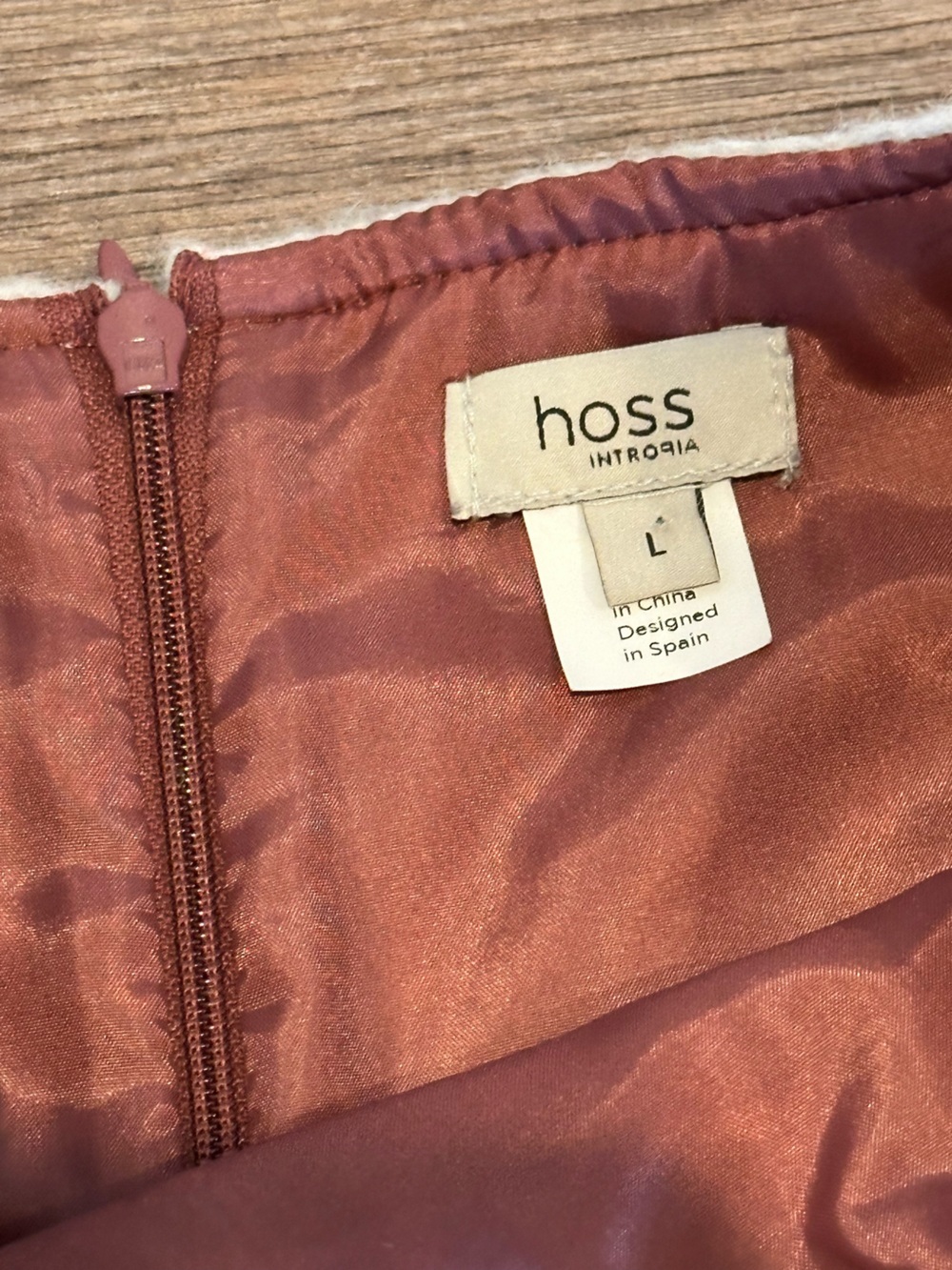 Anthropologie Hoss Intropia Sienna Wool Ombré Dress in Groovy Layer Size Large - Picture 4 of 8